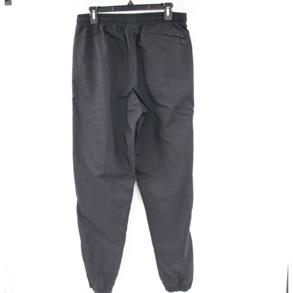 VTG Nike Pants Mens Medium Nylon Athletic Elastic Waist Jogger windbreaker Black - Picture 4 of 13